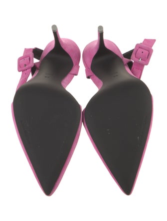 Alexander Wang Suede Slingback Pumps