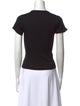 Alexander Wang Crew Neck Short Sleeve T-Shirt