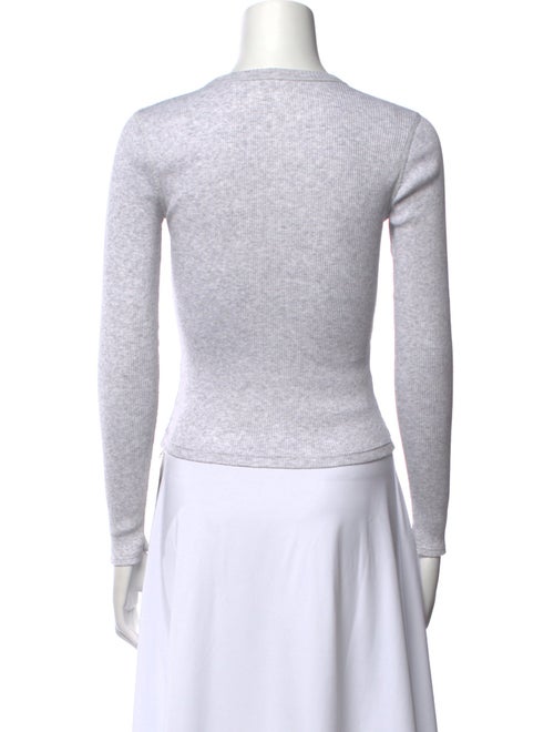 Alexander Wang Crew Neck Long Sleeve Top