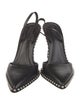 Alexander Wang Leather Studded Accents Slingback Pumps