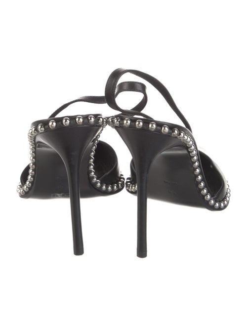 Alexander Wang Leather Studded Accents Slingback Pumps