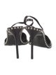 Alexander Wang Leather Studded Accents Slingback Pumps