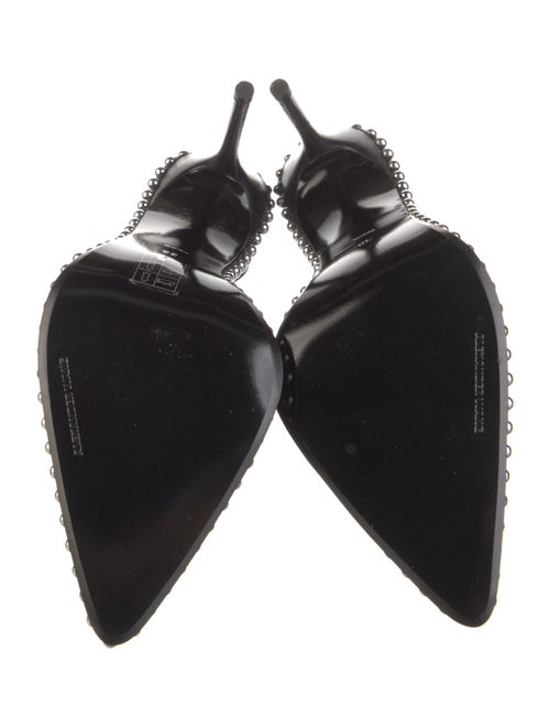 Alexander Wang Leather Studded Accents Slingback Pumps