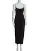 Alexander Wang Square Neckline Long Dress