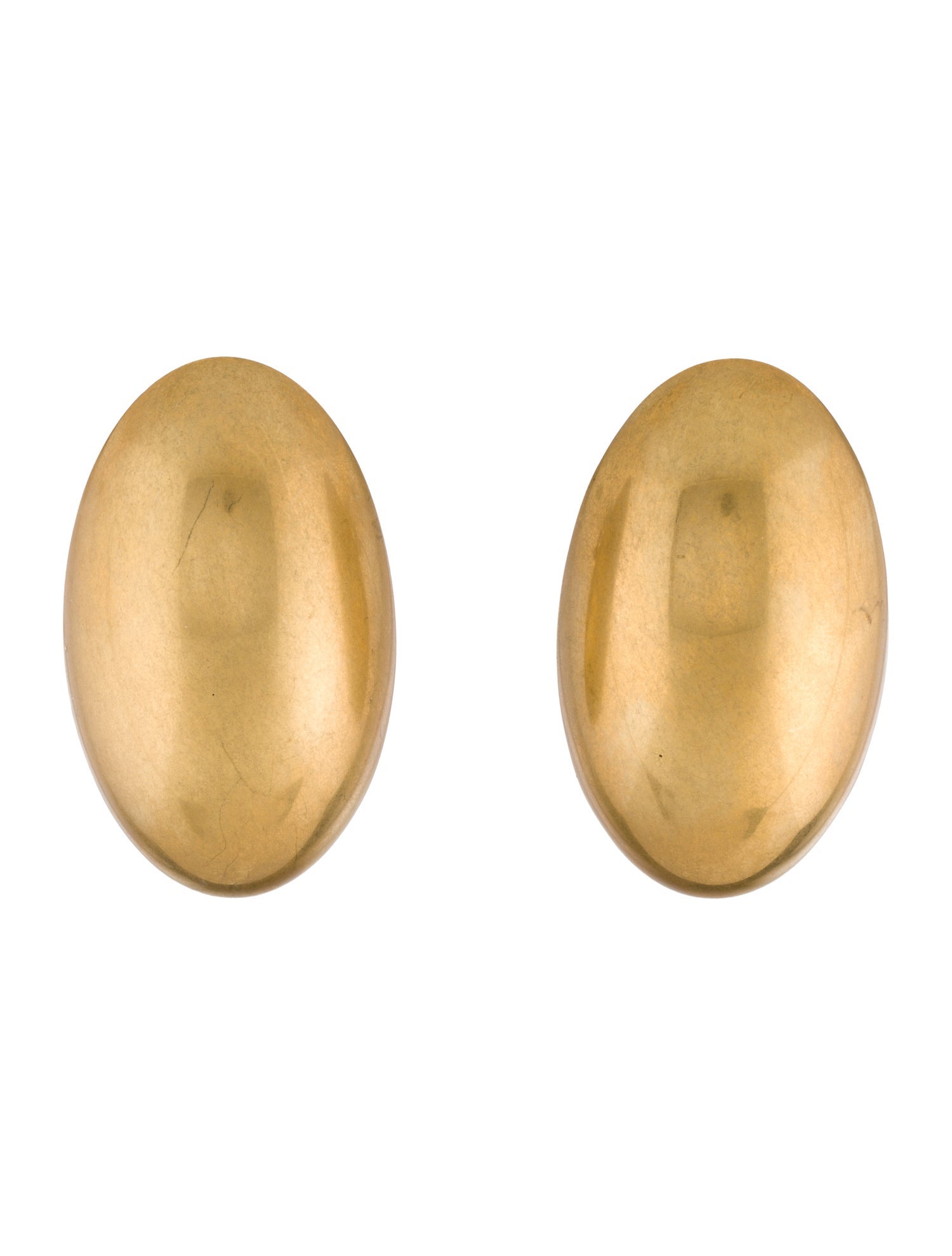 Alexander Wang Oval Earclip Earrings