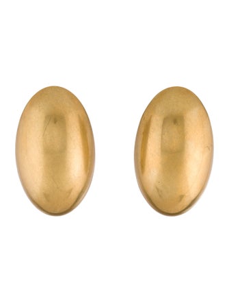 Alexander Wang Oval Earclip Earrings