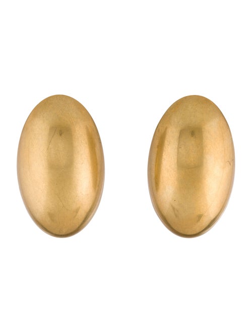 Alexander Wang Oval Earclip Earrings
