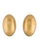 Alexander Wang Oval Earclip Earrings