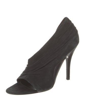 Alexander Wang Suede Pleated Accents Pumps