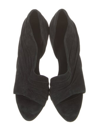 Alexander Wang Suede Pleated Accents Pumps