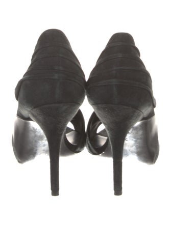 Alexander Wang Suede Pleated Accents Pumps