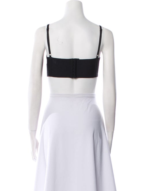 Alexander Wang Nylon Square Neckline Crop Top