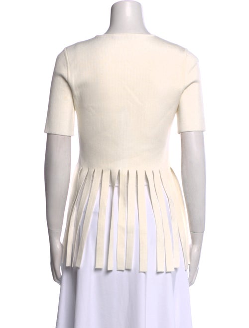 Alexander Wang Striped Crew Neck Top