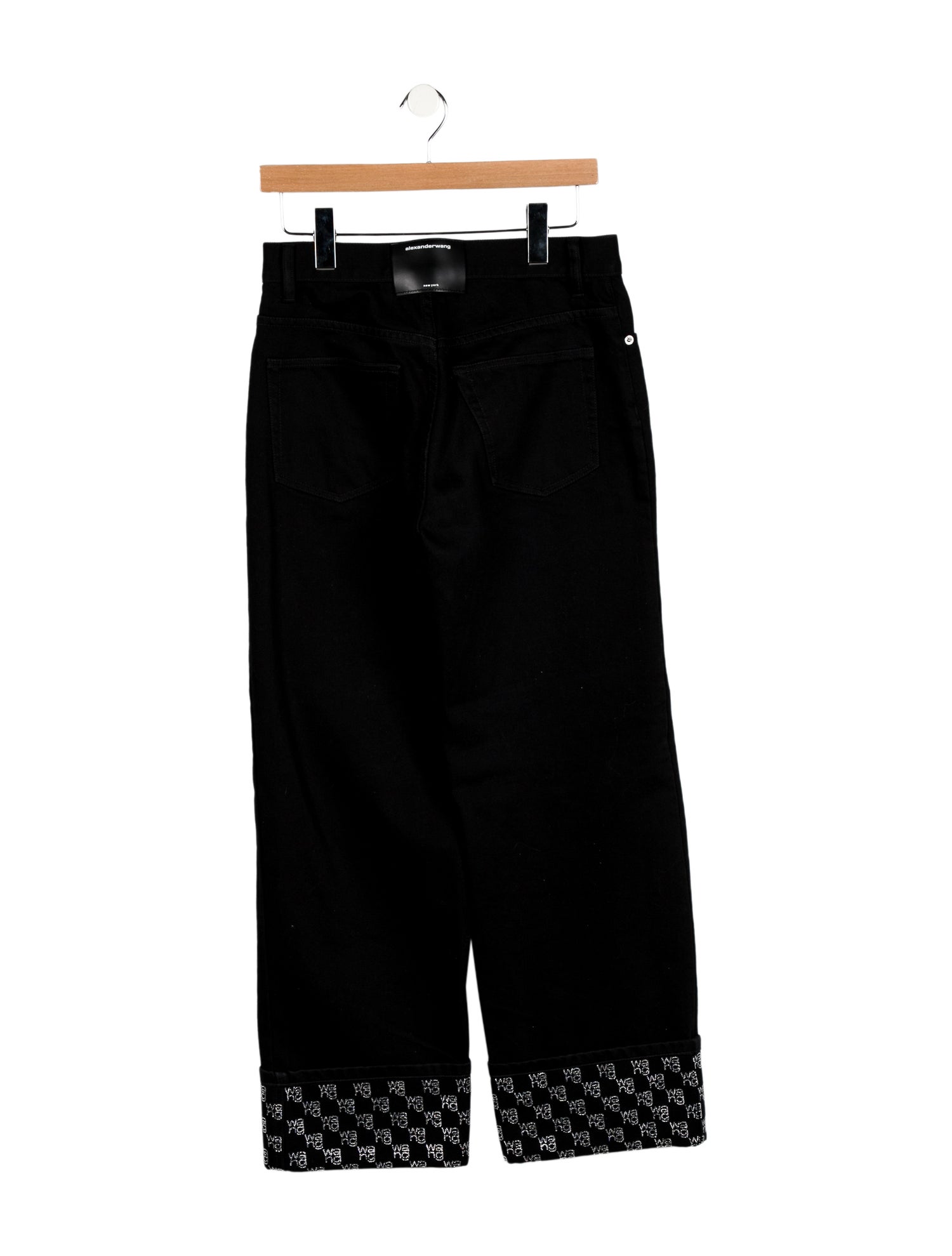 Alexander Wang Mid-Rise Wide Leg Jeans