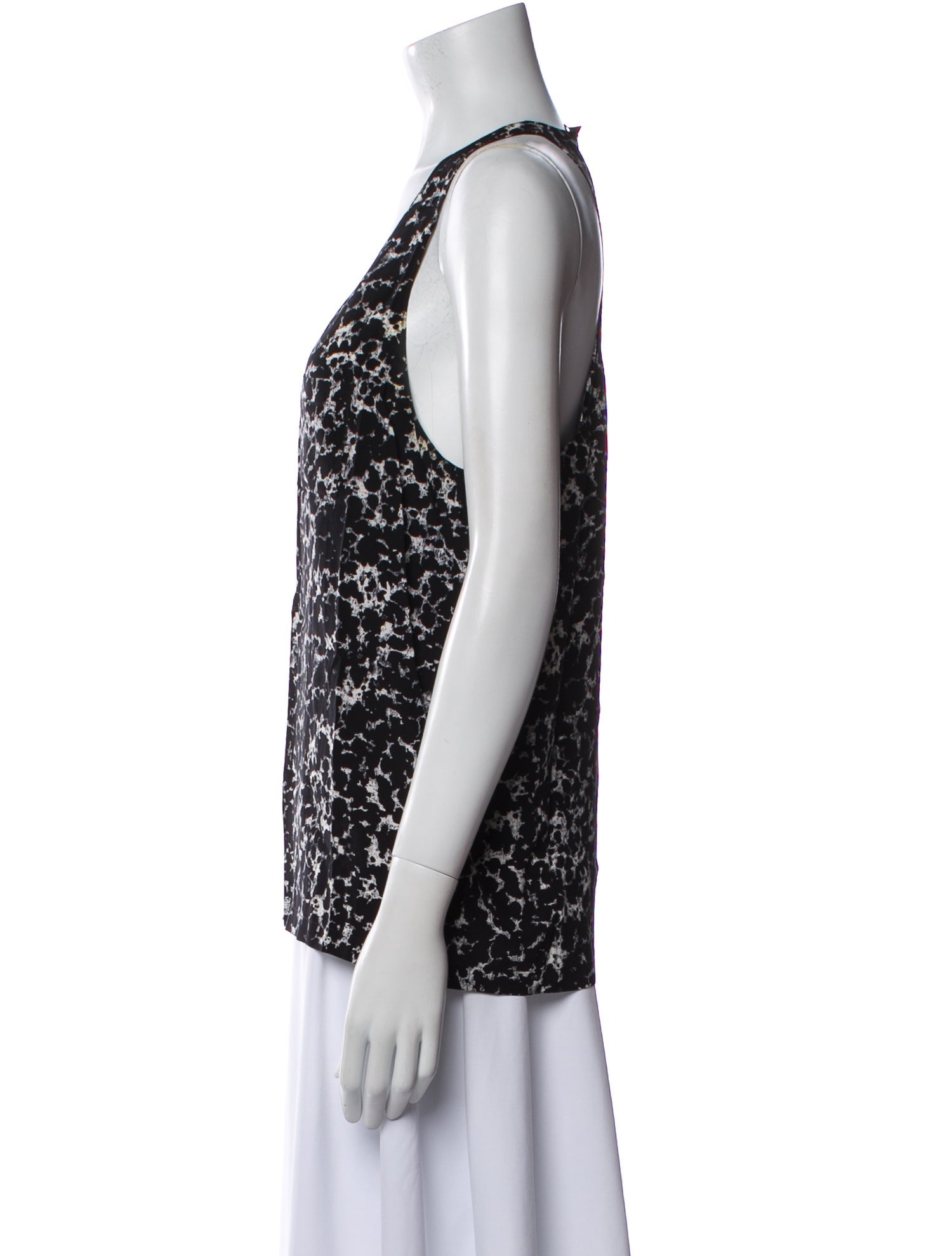 Alexander Wang Silk Printed Top