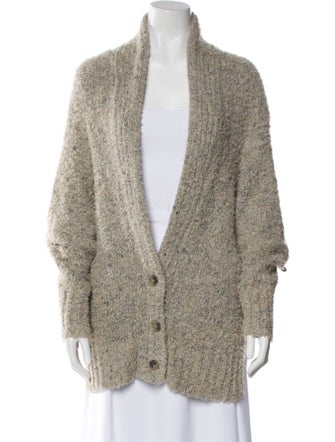 Alexander Wang Linen Plunge Neckline Sweater