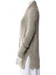 Alexander Wang Linen Plunge Neckline Sweater