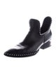 Alexander Wang Leather Studded Accents Boots