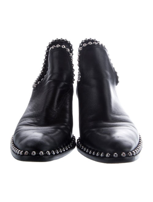 Alexander Wang Leather Studded Accents Boots