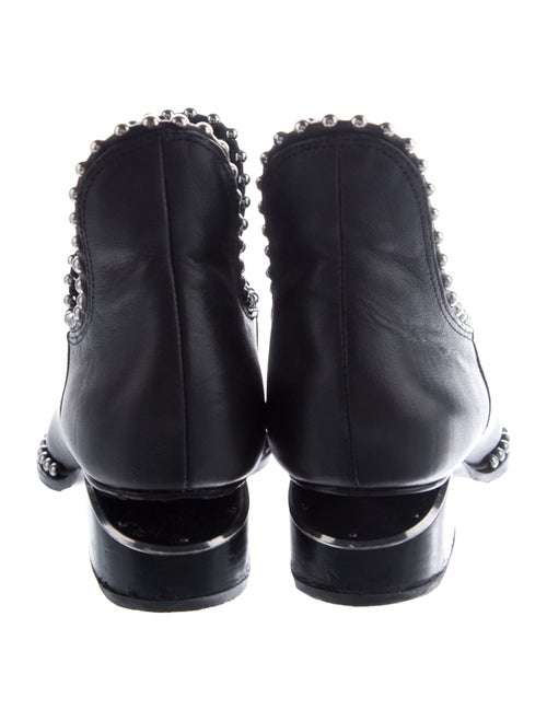 Alexander Wang Leather Studded Accents Boots