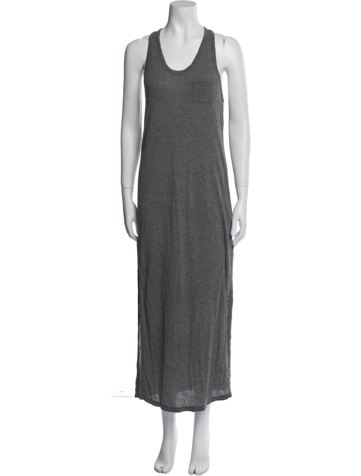 Alexander Wang Scoop Neck Long Dress