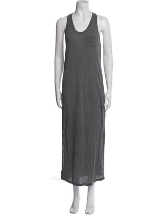 Alexander Wang Scoop Neck Long Dress