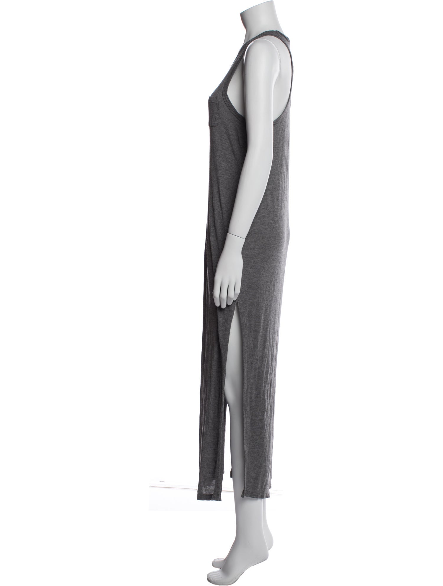 Alexander Wang Scoop Neck Long Dress
