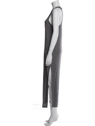 Alexander Wang Scoop Neck Long Dress