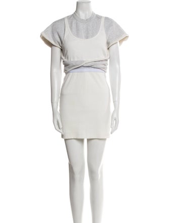 Alexander Wang Crew Neck Mini Dress