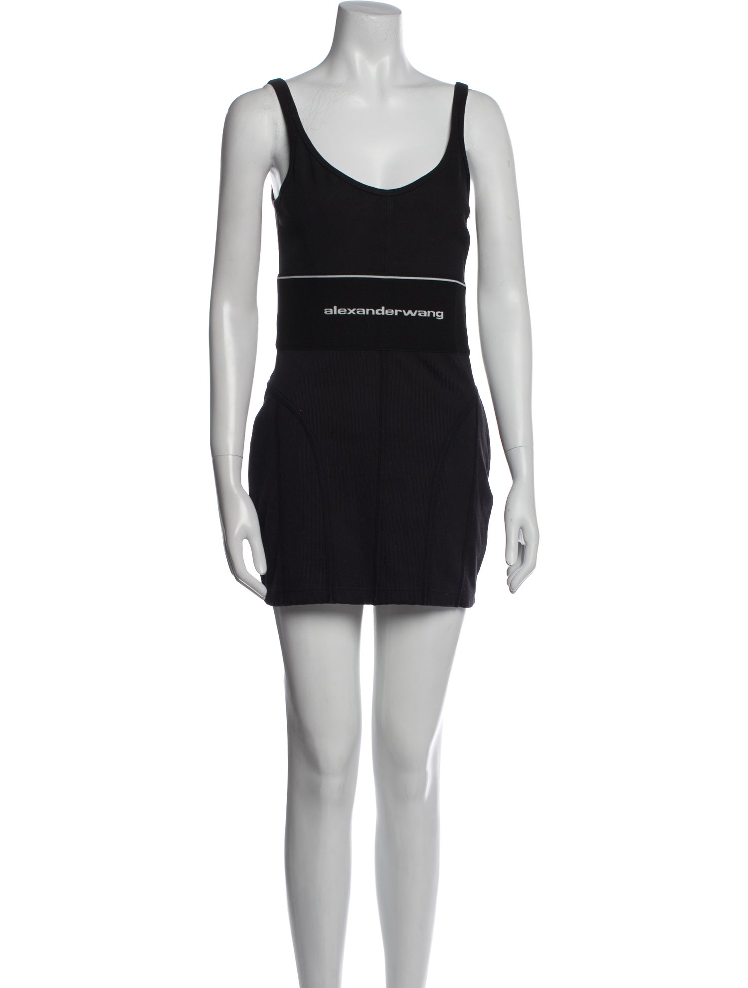 Alexander Wang Scoop Neck Mini Dress