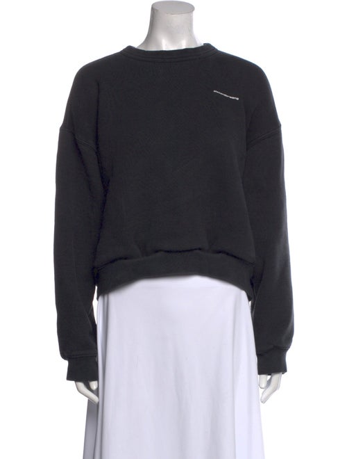 Alexander Wang Crew Neck Long Sleeve Sweatshirt