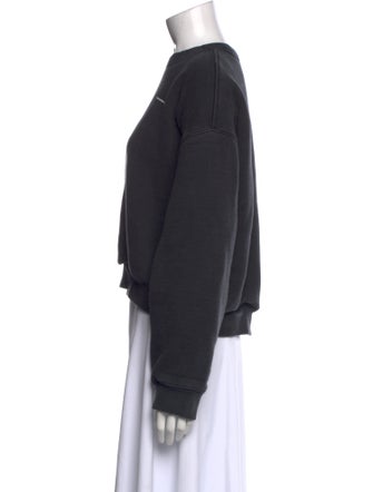 Alexander Wang Crew Neck Long Sleeve Sweatshirt
