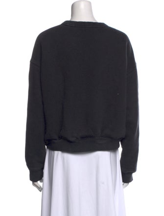 Alexander Wang Crew Neck Long Sleeve Sweatshirt