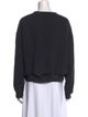 Alexander Wang Crew Neck Long Sleeve Sweatshirt