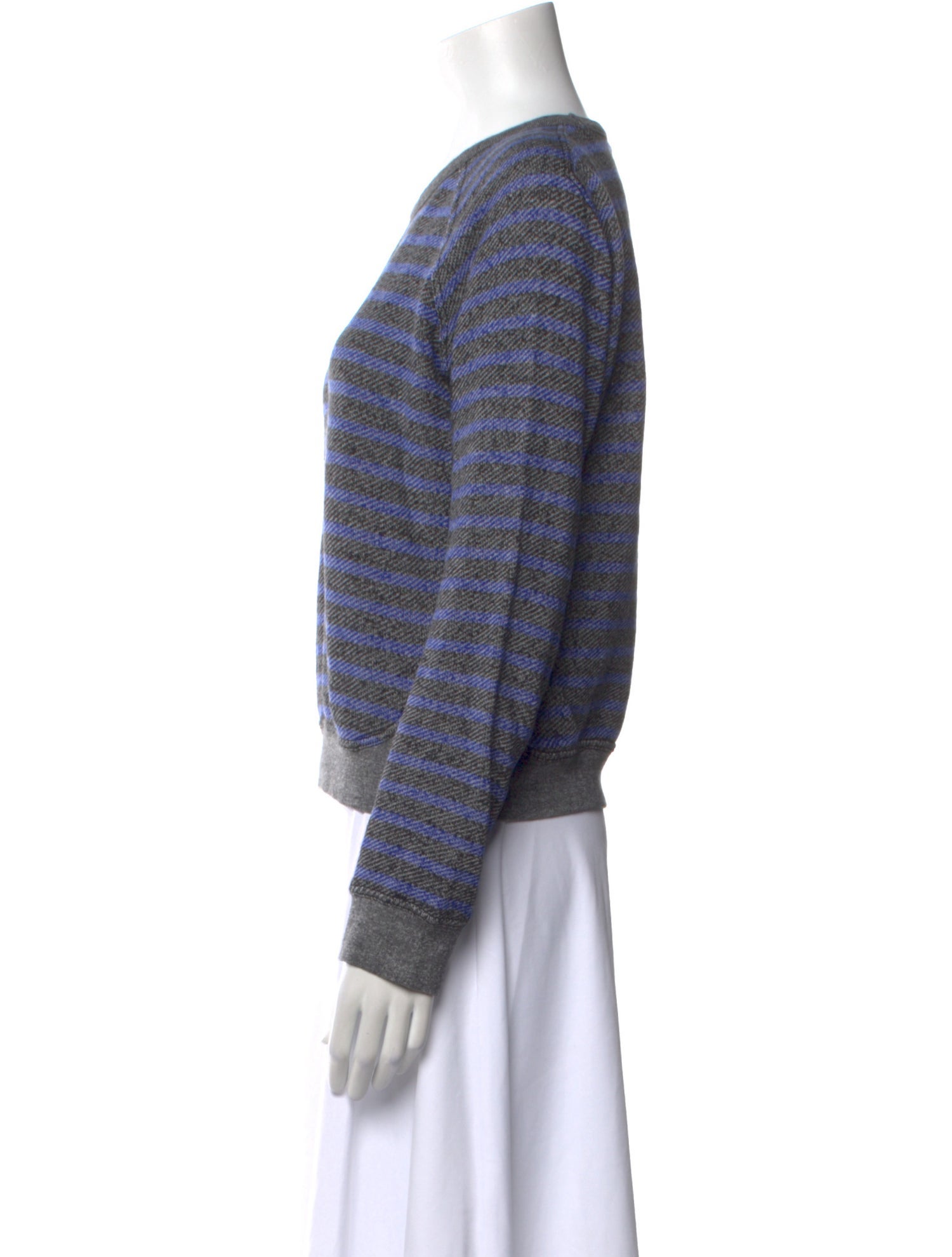 Alexander Wang Striped Crew Neck Sweater