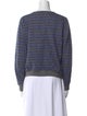 Alexander Wang Striped Crew Neck Sweater