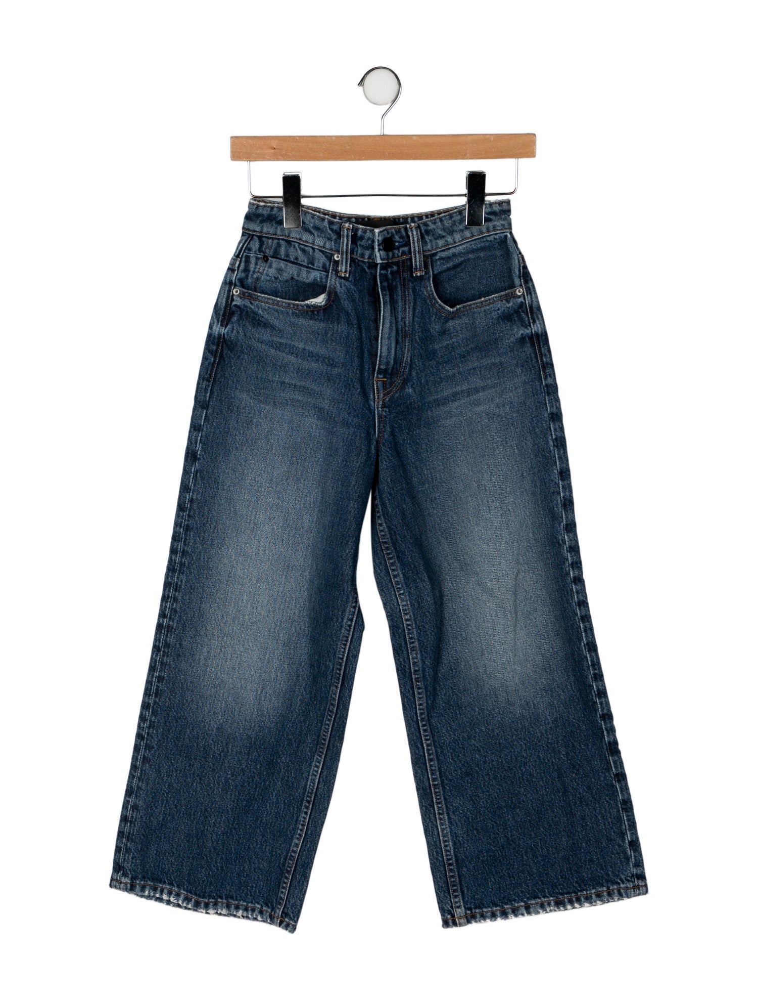 Alexander Wang High-Rise Wide Leg Jeans
