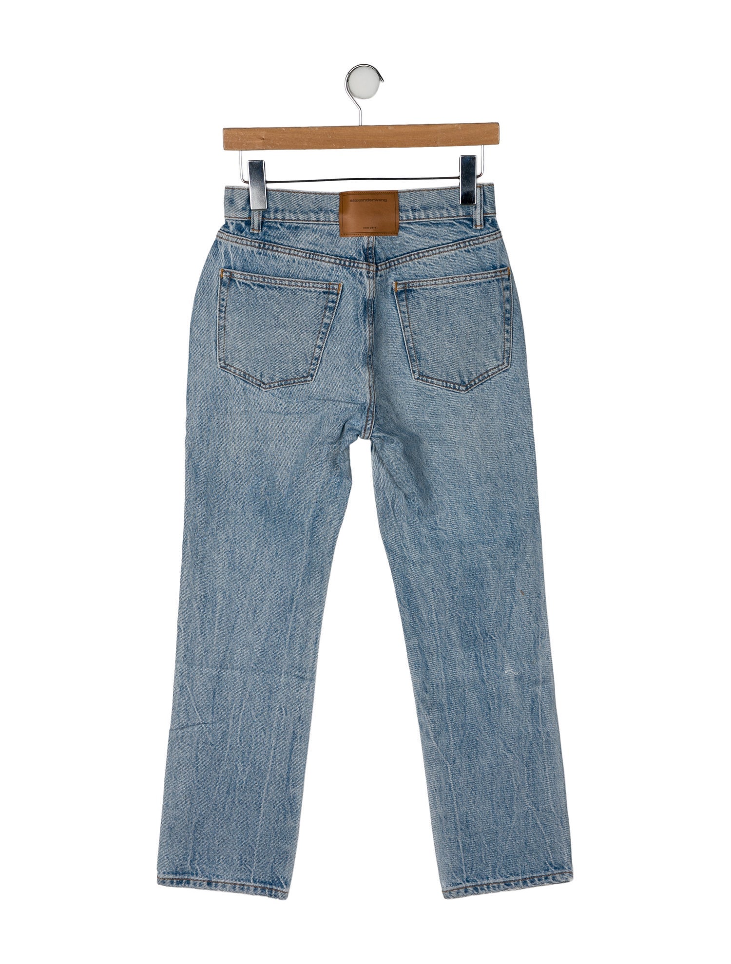 Alexander Wang Mid-Rise Straight Leg Jeans w/ Tags