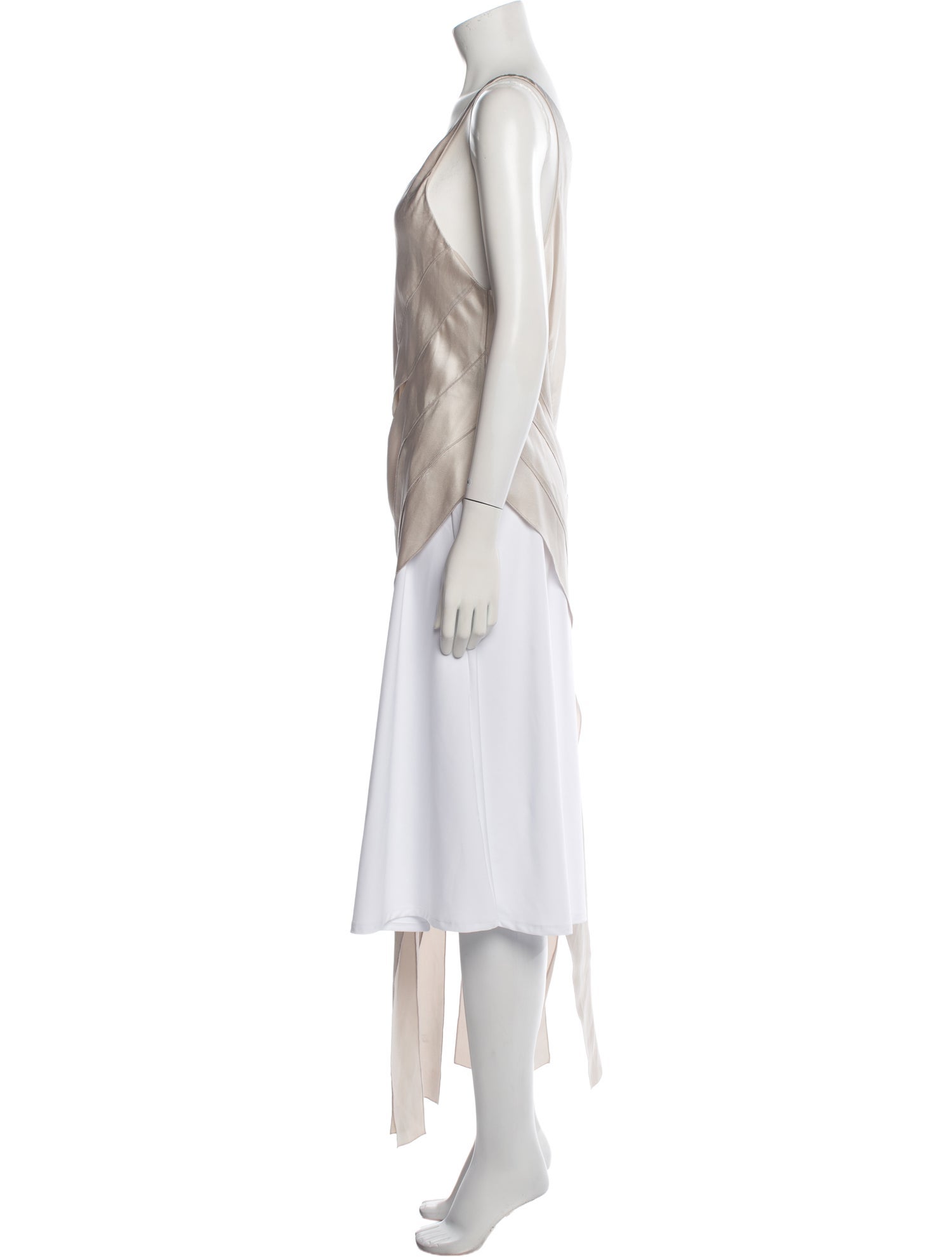 Alexander Wang Silk Scoop Neck Tunic