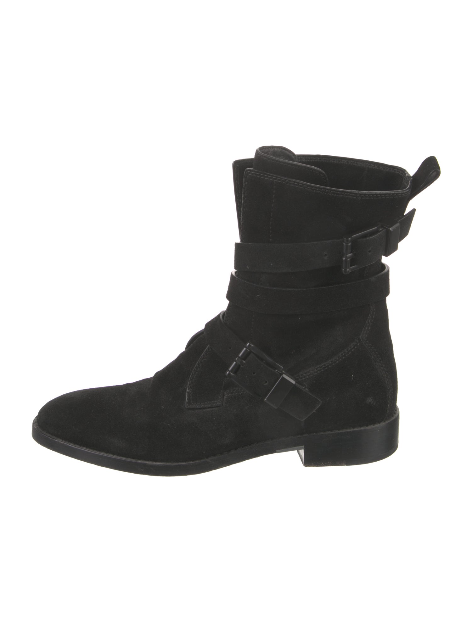 Alexander Wang Suede Combat Boots