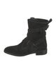Alexander Wang Suede Combat Boots