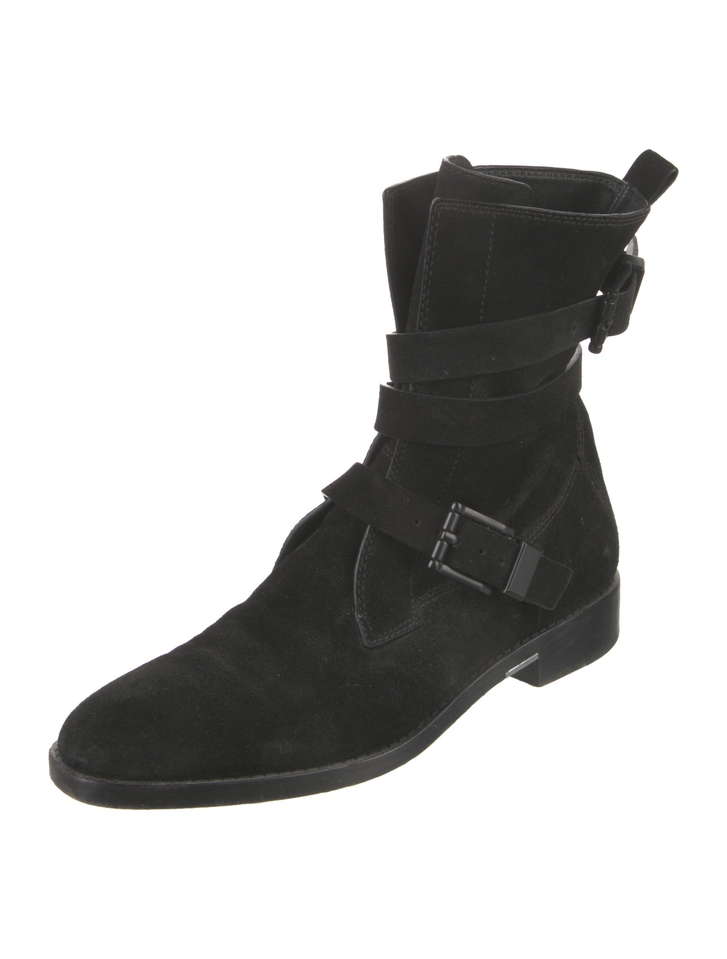 Alexander Wang Suede Combat Boots