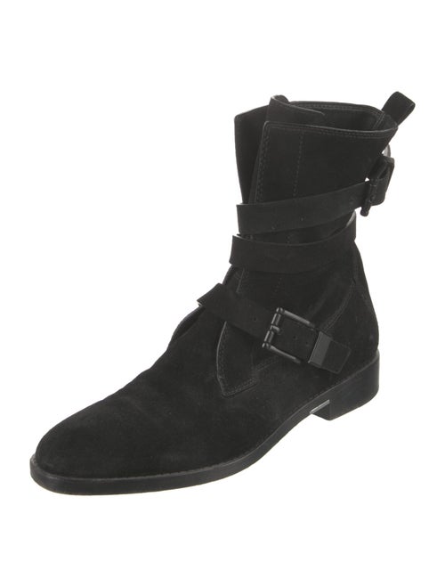 Alexander Wang Suede Combat Boots