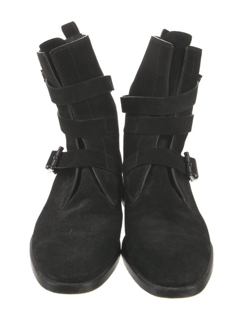 Alexander Wang Suede Combat Boots