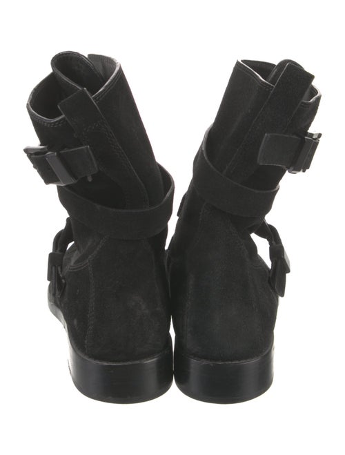 Alexander Wang Suede Combat Boots