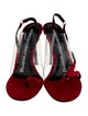 Alexander Wang Satin Slingback Sandals