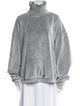 Alexander Wang Mock Neck Long Sleeve Sweatshirt
