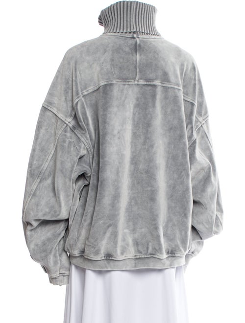 Alexander Wang Mock Neck Long Sleeve Sweatshirt