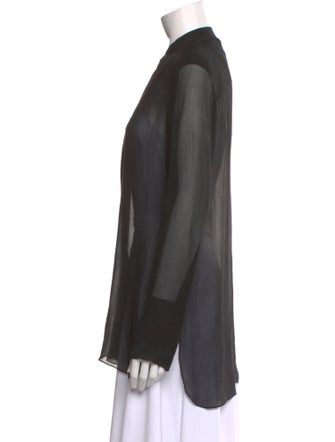 Alexander Wang Crew Neck Long Sleeve Tunic