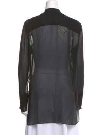 Alexander Wang Crew Neck Long Sleeve Tunic